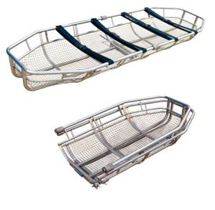 Civière de panier de sauvetage d’hélicoptère en acier inoxydable